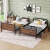 Twin XL Over Twin XL Bunk Bed with Two Storage Drawers, LED Light and Charge Station - 4 of 4