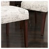 Set of 2 French Handwriting Linen Dining Chair Beige - Christopher Knight Home - image 2 of 4