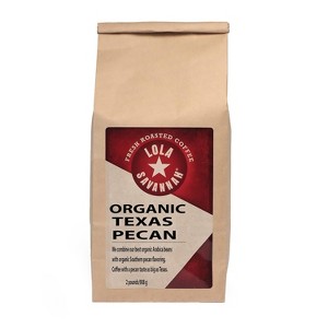 Lola Savannah Organic Texas Pecan Whole Bean Caffeinated Coffee - 32oz - 1 of 4
