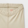 Girls' Adaptive Uniform Ponte Pants - Cat & Jack™ Khaki - 3 of 3