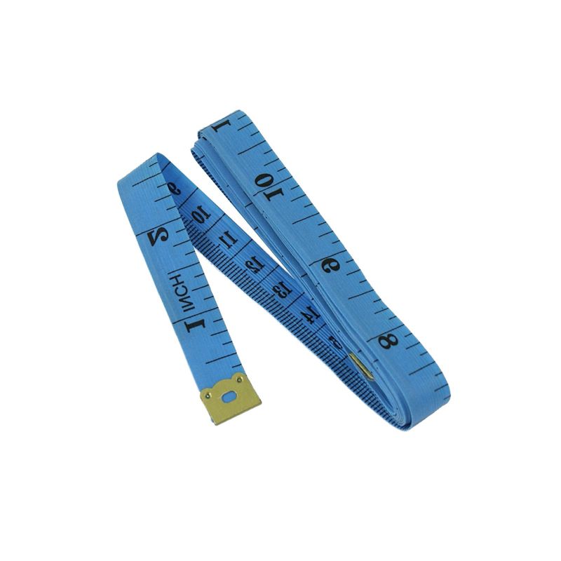 Unique Bargains Plastic Soft Flexible Ruler Measure Tape for Tailor Seamstress Blue 0.5"x60" 1 Pc, 4 of 5