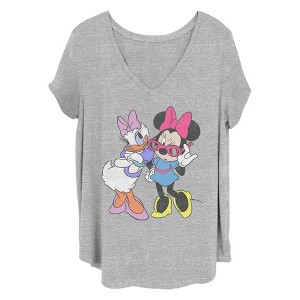 Women's Mickey & Friends Just Two Sassy Girls T-Shirt - 1 of 4