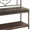 CAVINAS Hall Tree with 5 Hooks Simple Coat Rack with Shoe Rack and Bench for Entryway - 4 of 4