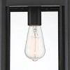 Franklin Iron Works Rockford Rustic Outdoor Hanging Light Black Iron 17" Clear Beveled Glass for Post Exterior Barn Deck House Porch Yard Patio Home - 3 of 4
