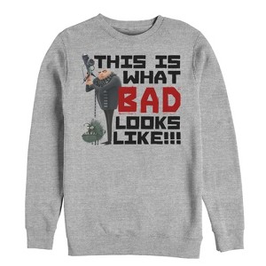 Men's Despicable Me Gru Bad Sweatshirt - 1 of 3