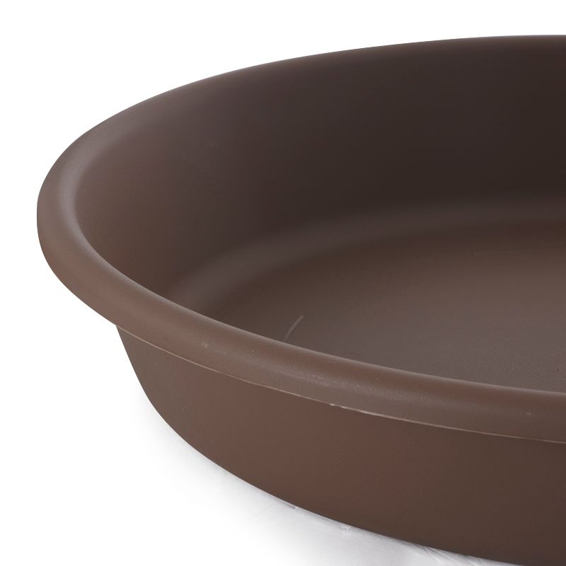 HC Companies Classic Plastic 21.13" Lightweight Round Flower Pot Planter Plant Saucer for 24" Pots w/ Drip Tray for Moisture Collection, 5 of 6