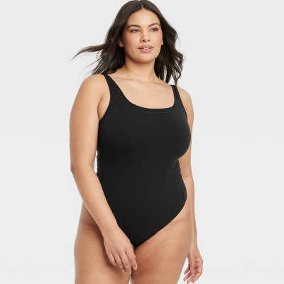 Women's 4-way Stretch Tank Bodysuit - Auden™ Black Xxl : Target