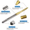 Unique Bargains 6542 High Speed Steel Metric Spiral Point Thread Tap and Twist Drill Bit Sets 4 Pcs - 3 of 4