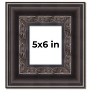 PosterPalooza | Photo Size 3.5" Wide Ornate Black Frame - UV Acrylic, Foam Board Backing, Hanging Hardware - 2 of 4