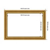 Amanti Art 30"x42" Parlor Gold Framed Magnetic Dry Erase Board - 4 of 4