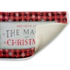Stupell Industries Magic Of Christmas Red Plaid Printed Plush Bath Mat And Bath Rug, Design By Chad Barrett, 18"X30" - 2 of 4