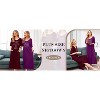 Ekouaer Long Nightgown for Women Short Sleeve Sleepwear Plus Size Loungewear with Pockets - 2 of 4