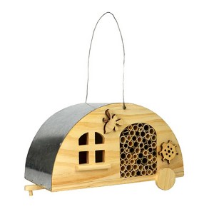 Home & Garden 6.0" Cozy Camper Insect Home Mason Bees Butterflies Gold Crest Distributing  -  Bird And Insect Houses - 1 of 3