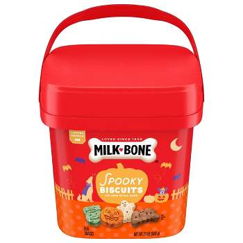 Milk-Bone Halloween Spooky Biscuits Flavored Dog Treats - 24oz