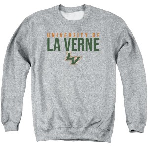 University of La Verne Official Stacked Adult Crewneck Sweatshirt - 1 of 4