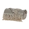 Parkland Collection,Neil Eclectic Beige 52" X 67" Woven Handloom Throw - 3 of 4