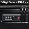 Luggage,with front opening,TSA approved lock,hardshell suitcase,Blue - 4 of 4