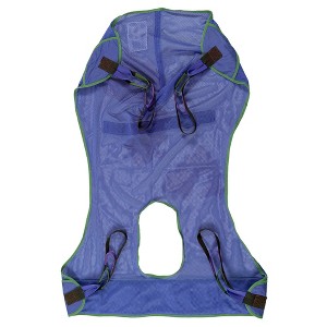 ProHeal Universal-Compatibility Full-Body Mesh Lift Sling with Commode Opening, Comfortable & Secure - 60"L x 43", 600lb. Capacity - 1 of 2