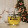 Garven 18.3oz Stemless Wine Glass Official Wine Taster - 2 of 2