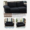 GDFStudio Nyx 79" Modern Velvet Upholstered Loveseat Sofa with Hidden Storage - 2 of 4