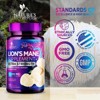 Lions Mane Mushroom Supplement - Brain Supplement Support - Mushroom Supplement for Focus, Memory, Cognition, Immune Support - 120 Capsules - 3 of 4