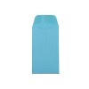 JAM Paper #6 Coin Business Colored Envelopes 3.375 x 6 Blue Recycled Bulk 1000/Carton (356730559C) - 2 of 2