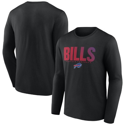 NFL Buffalo Bills Men's Transition Black Long Sleeve T-Shirt - S