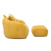 JOYRACER Giant Bean Bag with Ottoman, Oversized Comfy Lounge Chair for Adults and Kids, Floor Sofa Couch for Gaming, Reading, Living Room & Bedroom - 4 of 4