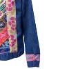 Women's Pansy Flower Jean Jacket - Hadley Pollet - 4 of 4