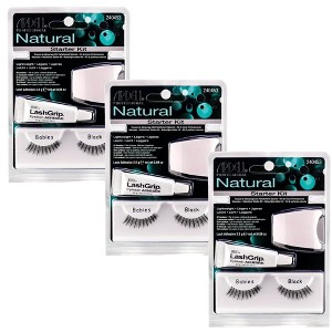 Ardell Natural Lashes Starter Kit - Babies Black - 61166 (3 packs) - 1 of 1