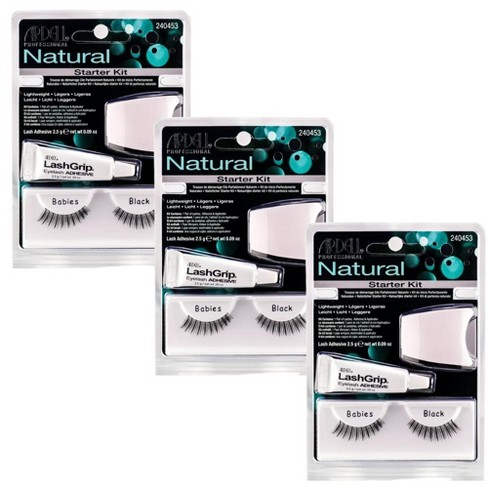 Ardell Natural Lashes Starter Kit - Babies Black - 61166 (3 Packs) : Target