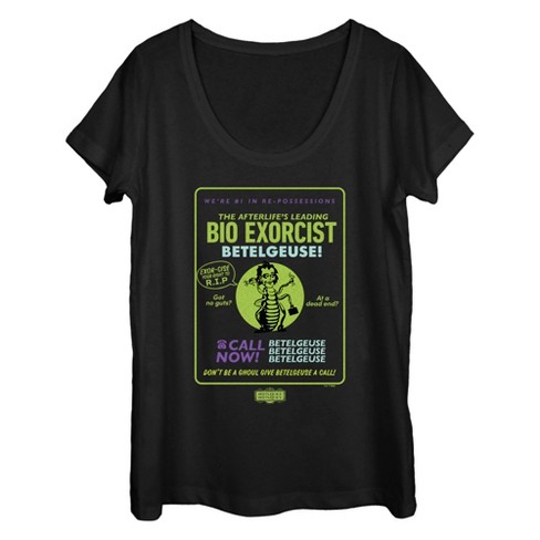 Women's Beetlejuice Beetlejuice The Afterlife's Leading Bio Exorcist T-Shirt - image 1 of 4