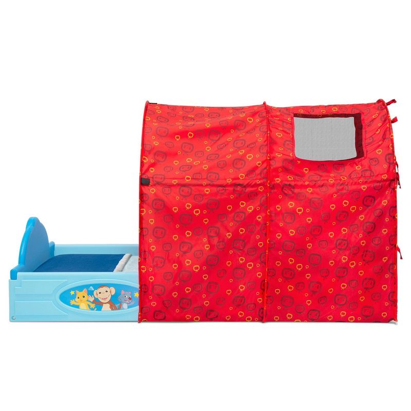 Delta Children CoComelon Sleep and Play Toddler Bed with Tent, 6 of 9