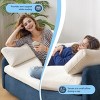 50*43" Oversized Chenille Single Sofa Chair,Color Blocking Couch Lounge With Pillows,Armchair Office,Living Room Chairs Accent-Cuddlewood - 3 of 4
