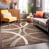 World Rug Gallery Contemporary Abstract Circles Design Area Rug - 2 of 4