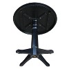International Concepts 36" Round Top Pedestal Table - 34.9"H - 3 of 4
