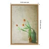 Amanti Art Three Tulip Flowers by Delphine Devos Canvas Wall Art Print Framed 16 x 23-in. - 4 of 4