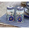 Blue Rose Polish Pottery 320 Vena Large Salt & Pepper Shakers - 2 of 2