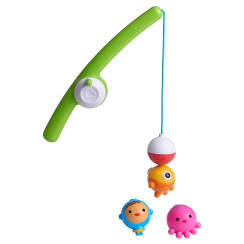  Kidzlane Bathtub Toys Fishing Game - 1 Toy Fishing Pole and 6  Rubber Ducks - Teaches Numbers & Shapes - Great Learning bath toy for Babies,  Toddlers & Kids : Toys & Games