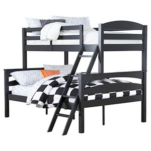 Maddox Bunk Bed (Twin Over Full) Black - Dorel Living