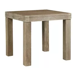 Silo Point Square Outdoor End Table - Brown - Signature Design by Ashley