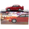 Mitsubishi Lancer GSR Evolution RHD (Right Hand Drive) Red "Global64" Series 1/64 Diecast Model Car by Tarmac Works - 3 of 4