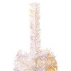 vidaXL Artificial Christmas Tree with Iridescent Tips White 5 ft PVC - 4 of 4