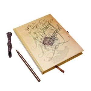 Harry Potter Marauder's Map Journal Set with Wand Pen for Kids, Teens or Adults - 1 of 4