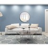 Elegant Lighting Metal frame Round Mirror 36 inch Black finish - 2 of 4