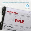 Pyle 4-Ch. Waterproof Rated Marine Amplifier (PLMTR4A) - 1200 Watt, Weather-Resistant, Rugged Construction - 4 of 4