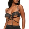 Adore Me Women's Neveah Bodysuit Lingerie XS / Jet Black. - 2 of 4