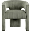 Meridian Furniture,Riz Corduroy Fabric Accent/Dining Chair - 3 of 4