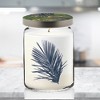 Courtside Market Feathered Sprigs Candle Collection ~ Pumpkin Spice 26oz Soy Candle Apothecary Jar with Decorative Tin Lid - 2 of 3