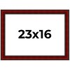 PosterPalooza | Weathered Red Picture Frame - UV Acrylic, Backing Board, Hanging Hardware Included - 2 of 4